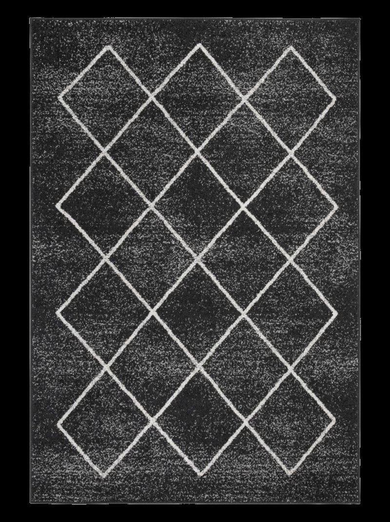 Tapis salon et chambre tissé motif scandinave BALANIA Gris - Kiabi