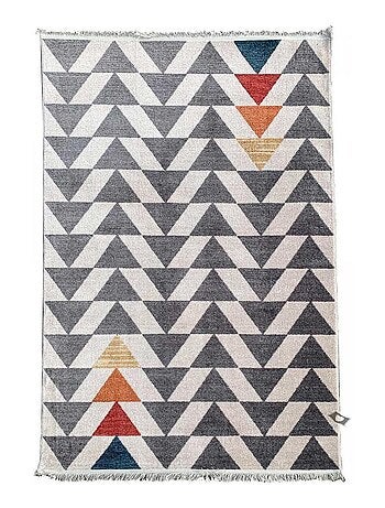 Tapis salon et chambre tissé motif scandinave CHEYANE