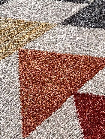 Tapis salon et chambre tissé motif scandinave CHEYANE