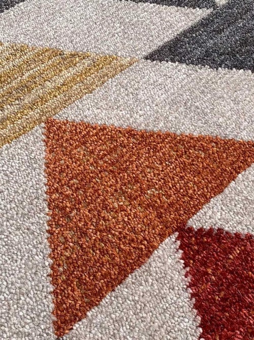 Tapis salon et chambre tissé motif scandinave CHEYANE - Kiabi