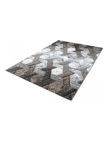 Tapis salon et chambre tissé motif scandinave DONDUR