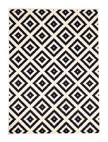Tapis salon et chambre tissé motif scandinave LYN1 ROMA
