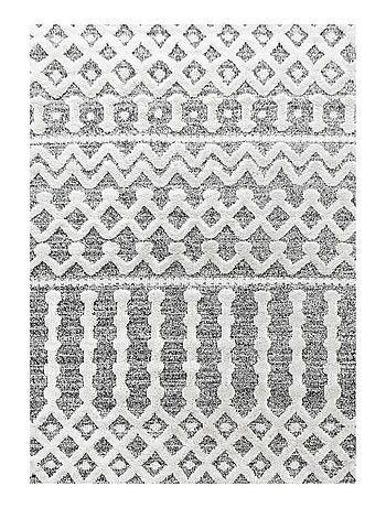 Tapis salon et chambre tissé motif scandinave PISTIOU
