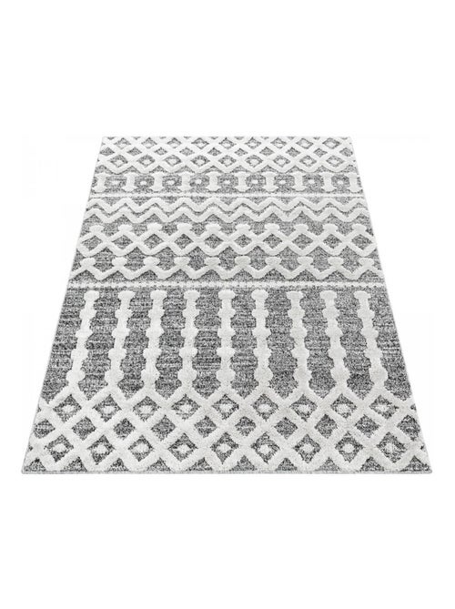 Tapis salon et chambre tissé motif scandinave PISTIOU - Kiabi
