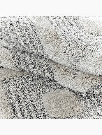 Tapis salon et chambre tissé motif scandinave PISTIOUM