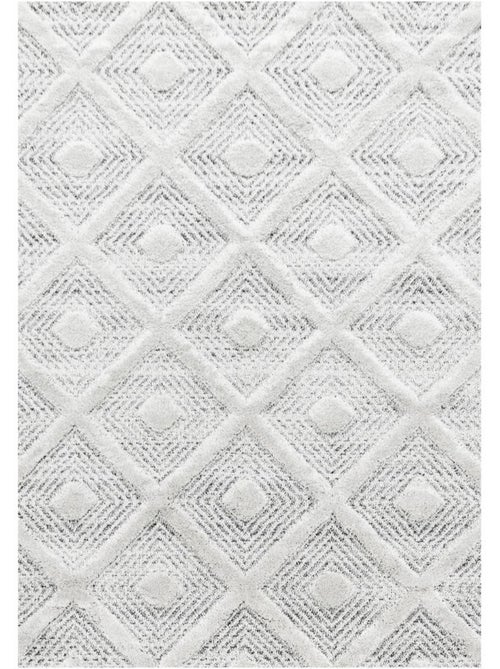 Tapis salon et chambre tissé motif scandinave PISTIOUM - Kiabi