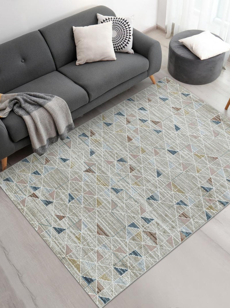Tapis salon et chambre tissé motif scandinave SPLENDIM Multicolore - Kiabi