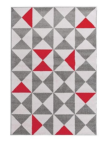 Tapis salon et chambre tissé motif scandinave TRIANGAM