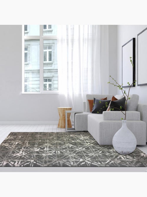 Tapis salon et chambre tissé motif scandinave VINTAVE - Kiabi