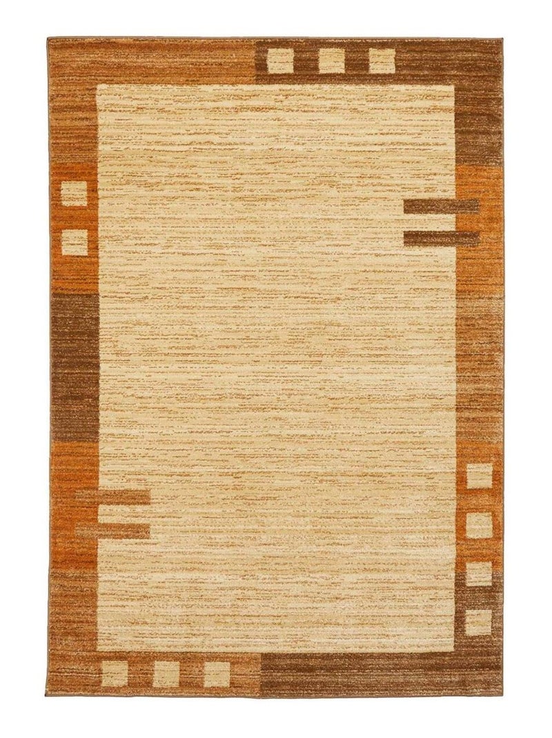 Tapis salon et chambre tissé motif simple CHOBAY 1 Beige - Kiabi