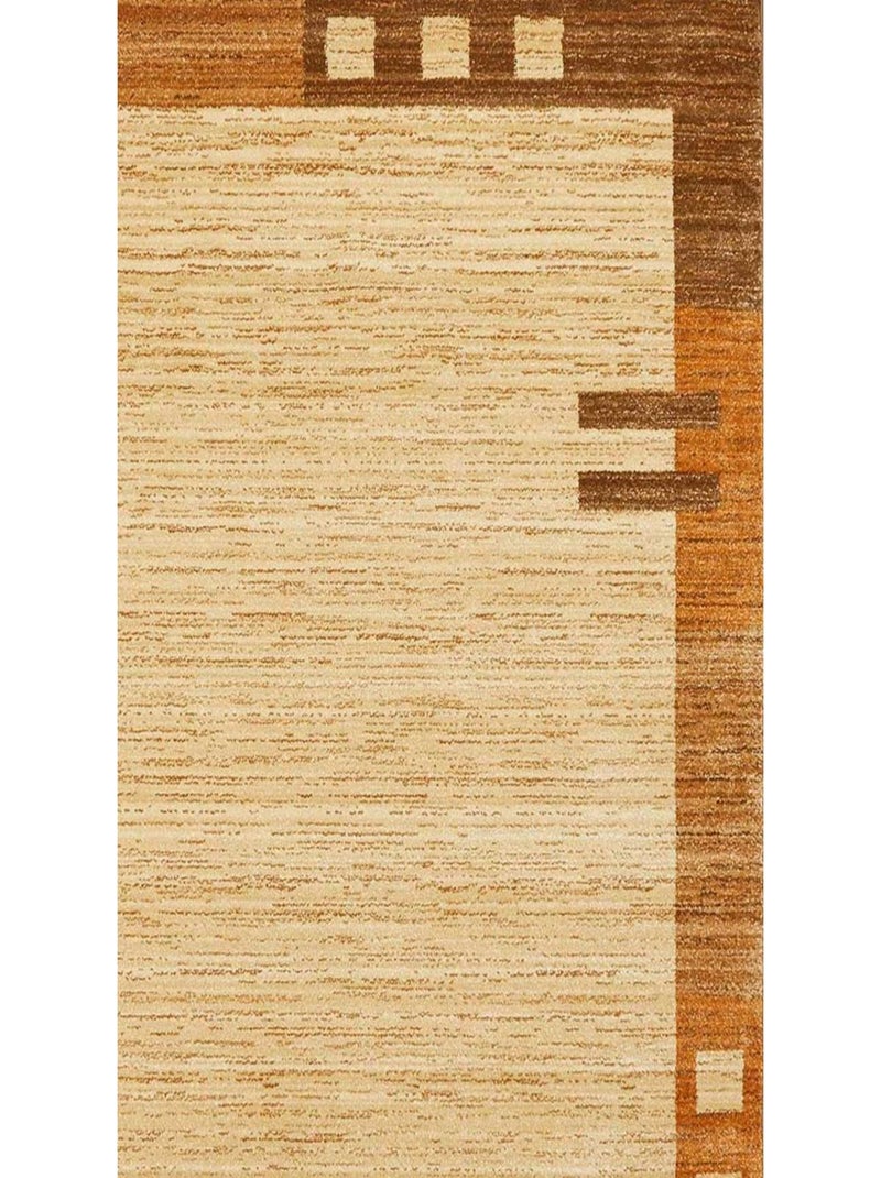Tapis salon et chambre tissé motif simple CHOBAY 1 Beige - Kiabi
