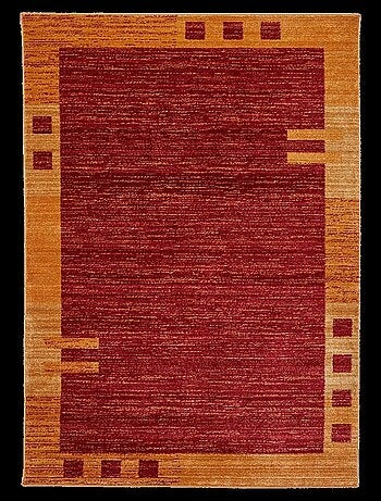 Tapis salon et chambre tissé motif simple CHOBAY 1