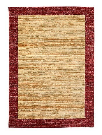 Tapis salon et chambre tissé motif simple CHOBAY 2