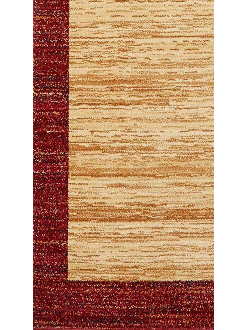 Tapis salon et chambre tissé motif simple CHOBAY 2 Beige - Kiabi