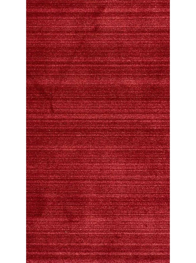Tapis salon et chambre tissé motif simple CHOBAY 4 Rouge - Kiabi
