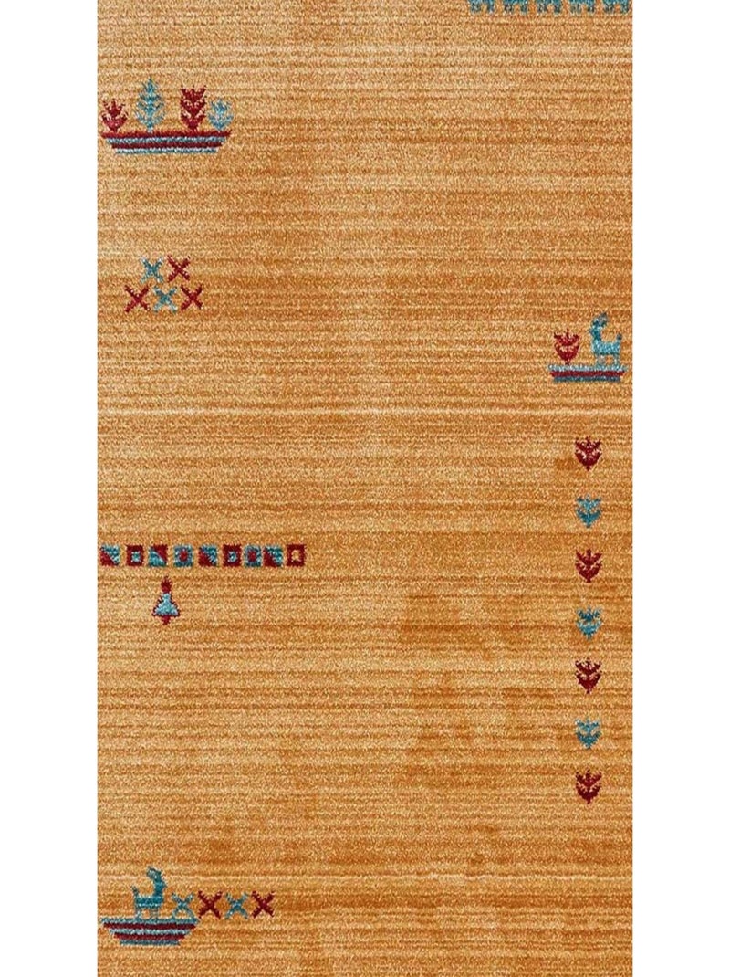 Tapis salon et chambre tissé motif simple CHOBAY 7 Beige - Kiabi