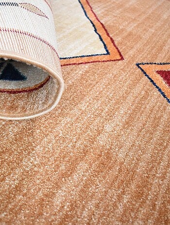 Tapis salon et chambre tissé motif simple CHOBAY 8