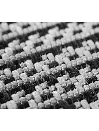 Tapis salon et chambre tissé motif simple GRATI