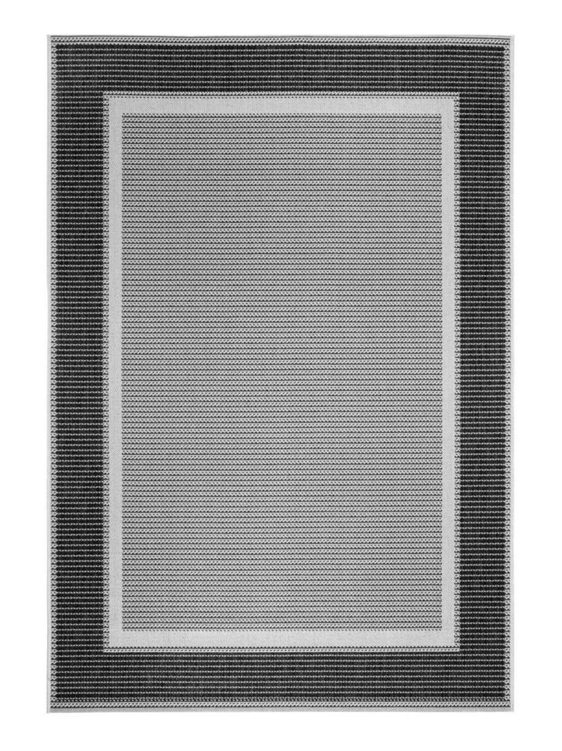 Tapis salon et chambre tissé motif simple GRATI Gris - Kiabi
