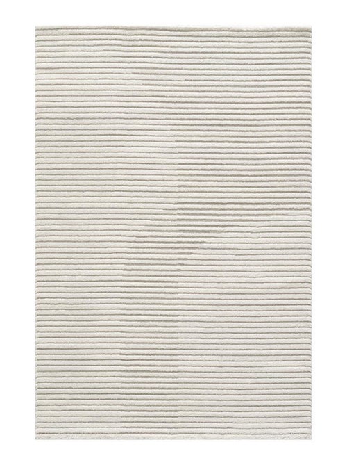 Tapis salon et chambre tissé motif simple LYN9 C - Kiabi