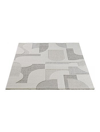 Tapis salon et chambre tissé motif simple LYN9 CERGEO