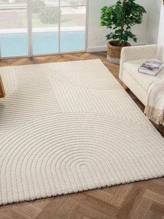 Tapis salon et chambre tissé motif simple LYN9 CERNAN