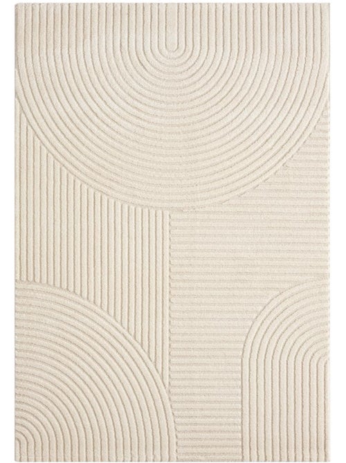 Tapis salon et chambre tissé motif simple LYN9 CERNAN - Kiabi