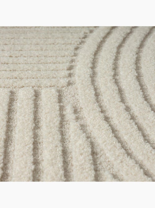 Tapis salon et chambre tissé motif simple LYN9 CERNAN - Kiabi