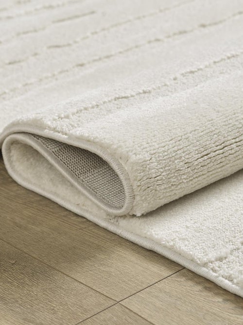 Tapis salon et chambre tissé motif simple LYN9 CERVAG - Kiabi