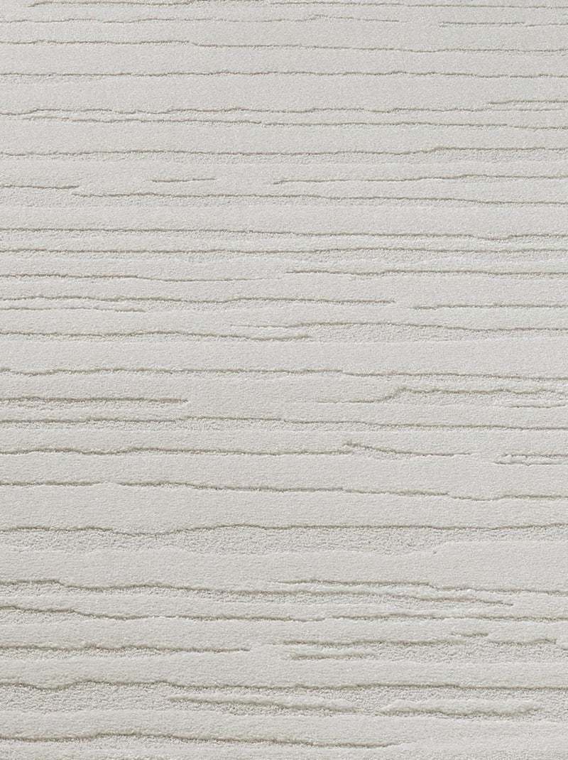 Tapis salon et chambre tissé motif simple LYN9 CERVAG Ecru - Kiabi