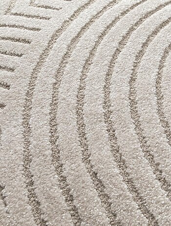 Tapis salon et chambre tissé motif simple RIVIERA 1