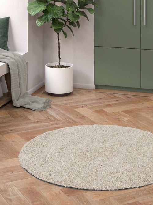 Tapis salon et chambre tissé motif uni ALEGRIA - Kiabi