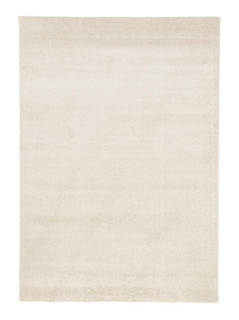 Tapis salon et chambre tissé motif uni ALEGRIA Ecru - Kiabi
