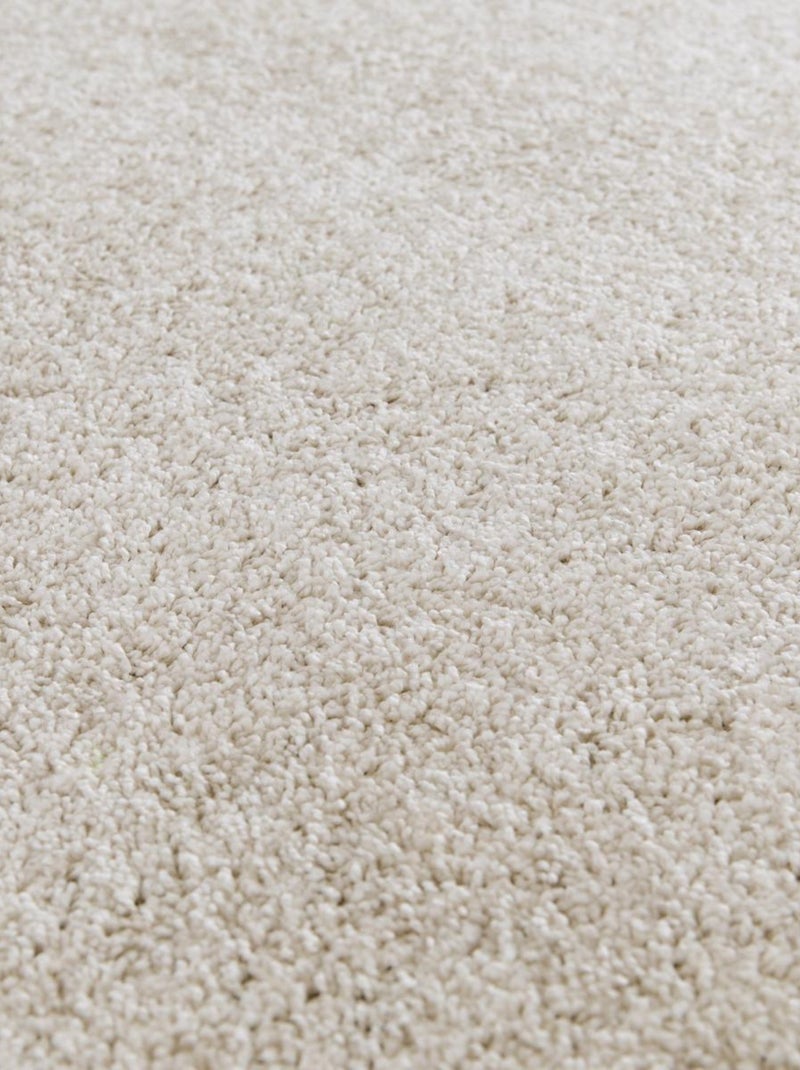 Tapis salon et chambre tissé motif uni ALEGRIA Ecru - Kiabi
