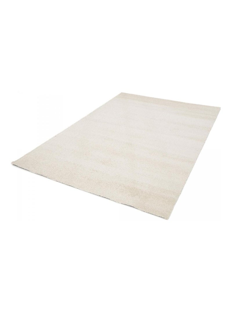Tapis salon et chambre tissé motif uni ALEGRIA Ecru - Kiabi
