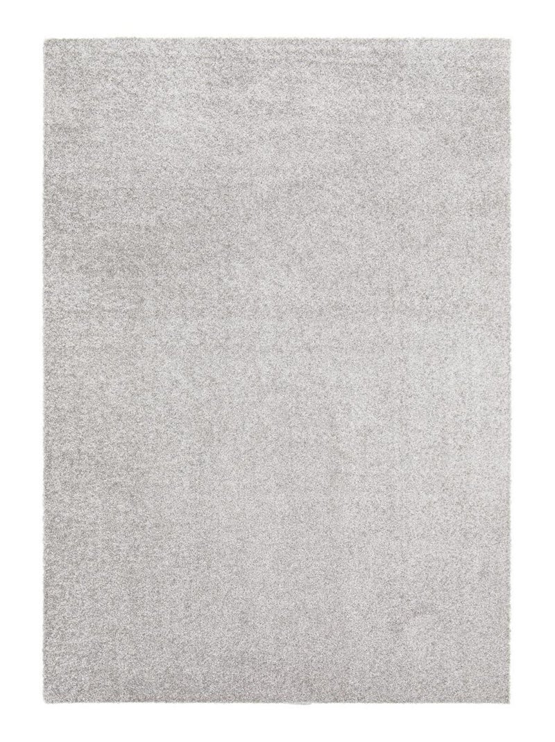 Tapis salon et chambre tissé motif uni ALEGRIA Gris - Kiabi