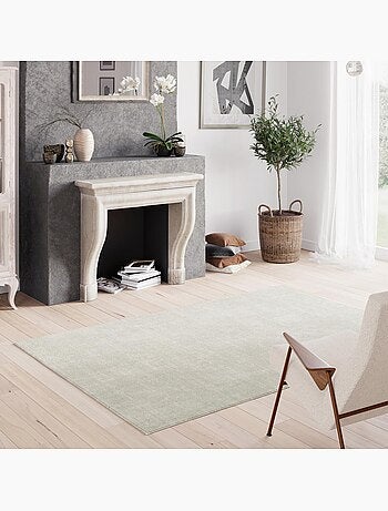 Tapis salon et chambre tissé motif uni LUCEN 5