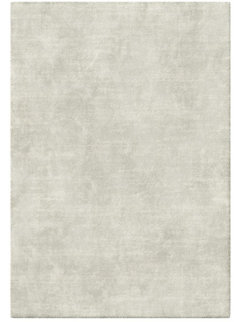 Tapis salon et chambre tissé motif uni LUCEN 5 Ecru - Kiabi