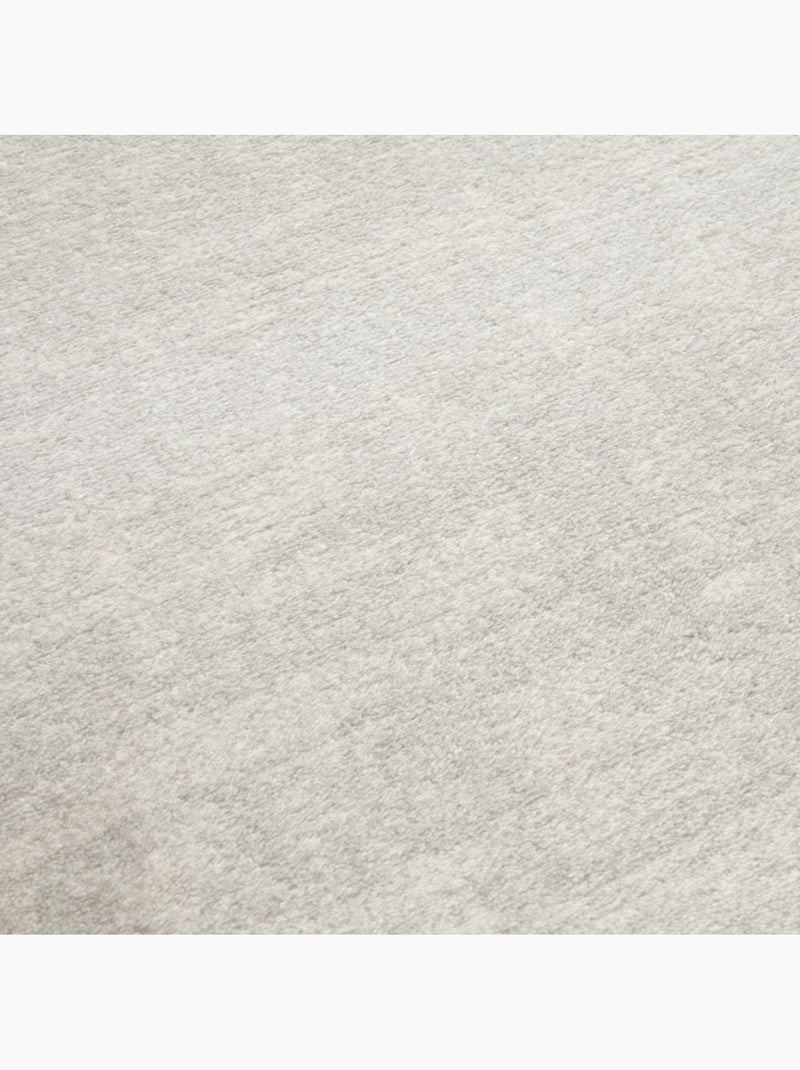 Tapis salon et chambre tissé motif uni LUCEN 5 Ecru - Kiabi