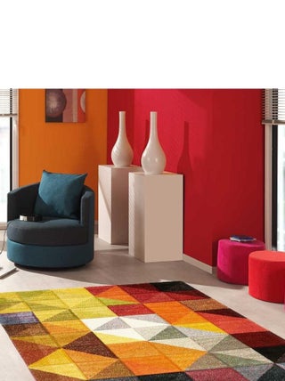 Tapis salon et chambre tissé motif uni LYN8
