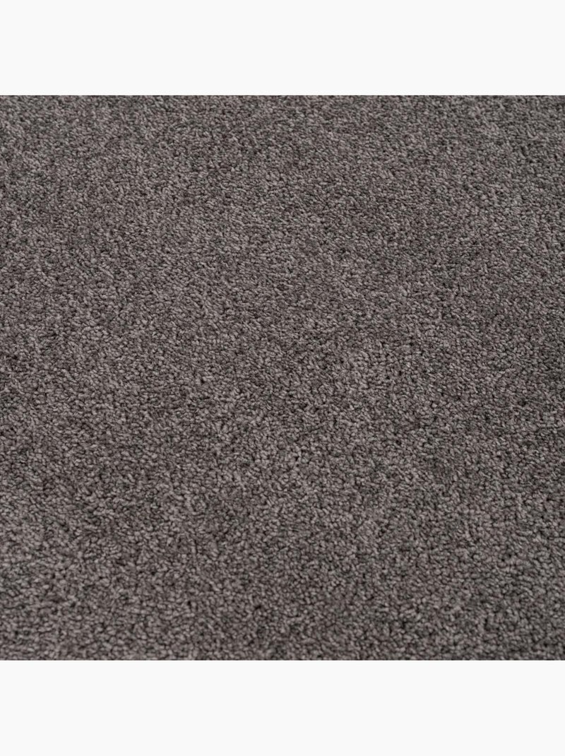 Tapis salon et chambre tissé motif uni nossa Argent - Kiabi