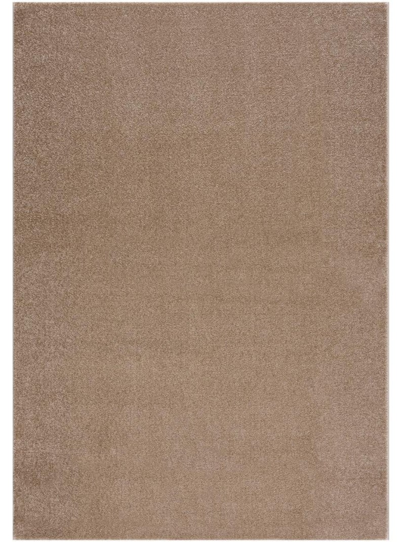 Tapis salon et chambre tissé motif uni NOSSA Beige - Kiabi