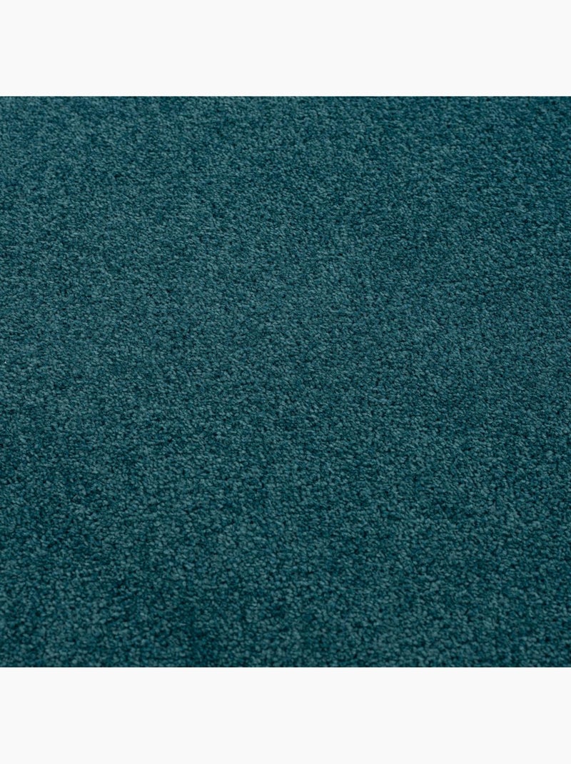 Tapis salon et chambre tissé motif uni NOSSA Bleu - Kiabi
