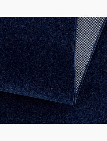 Tapis rond tissé motif uni NOSSA