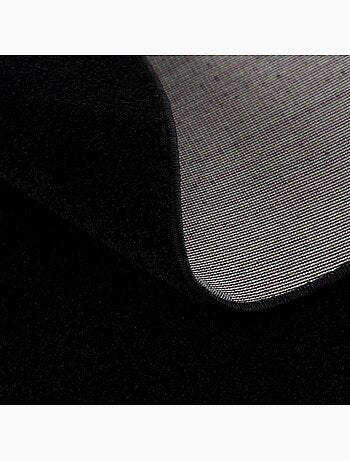 Tapis rond tissé motif uni NOSSA