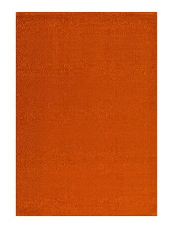 Tapis rond tissé motif uni NOSSA