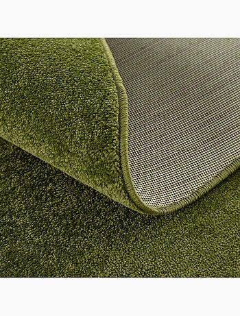 Tapis salon et chambre tissé motif uni NOSSA