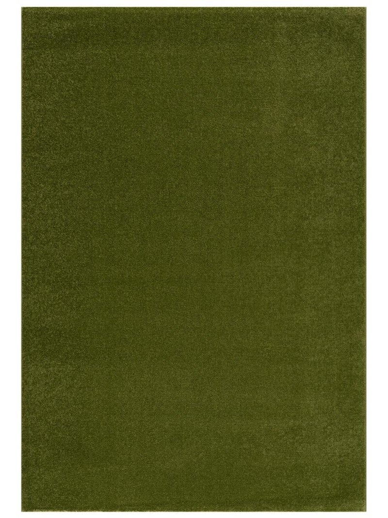 Tapis salon et chambre tissé motif uni NOSSA Vert - Kiabi