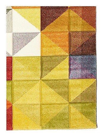 Tapis salon et chambre tissé motif uni SESSOM