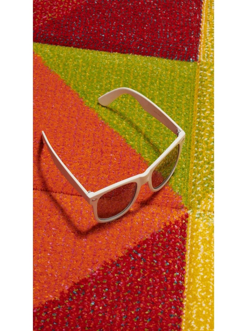 Tapis salon et chambre tissé motif uni SESSOM Multicolore - Kiabi